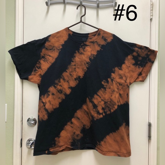 Tie dyed and Reverse (bleach) dyed shirts! #1-11 are all 2XL! 100% Cotton. - Picture 9 of 14